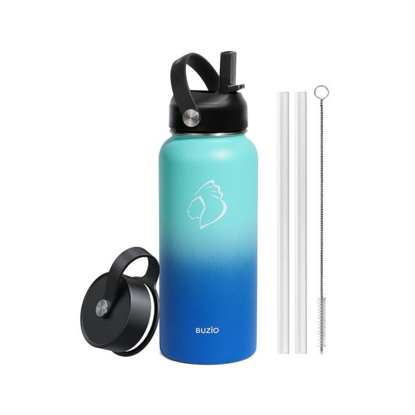 Duet Series Water Bottles with 2 Lids | 32oz - Image 2