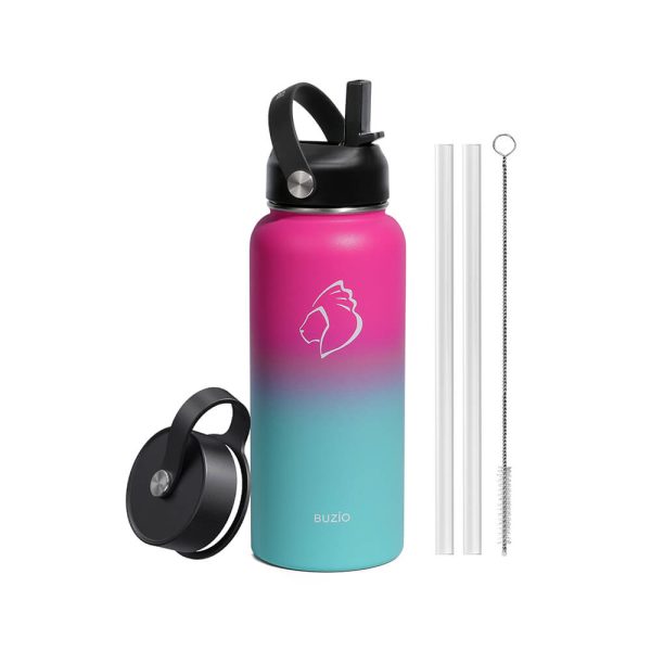 Duet Series Water Bottles with 2 Lids | 32oz - Image 8