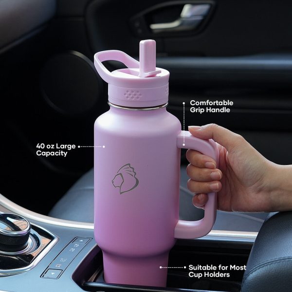 Trophy Series Handled Water Bottle for Car | 40oz - Image 3