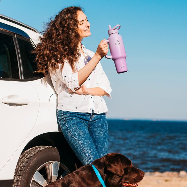 Trophy Series Handled Water Bottle for Car | 40oz - Image 8